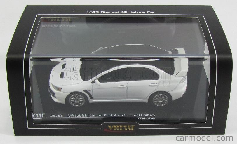 Vitesse 1/43 Mitsubishi Lancer 4台 Vitesse Mitsubishi Lancer Evolution X, metallic-white, 1:43