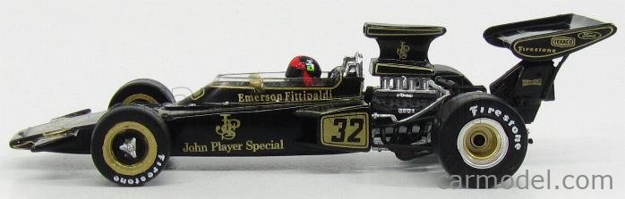 Emerson Fittipaldi 1/43 Scale Quartzo 27851 Lotus 72D Belgian GP Winner 1972