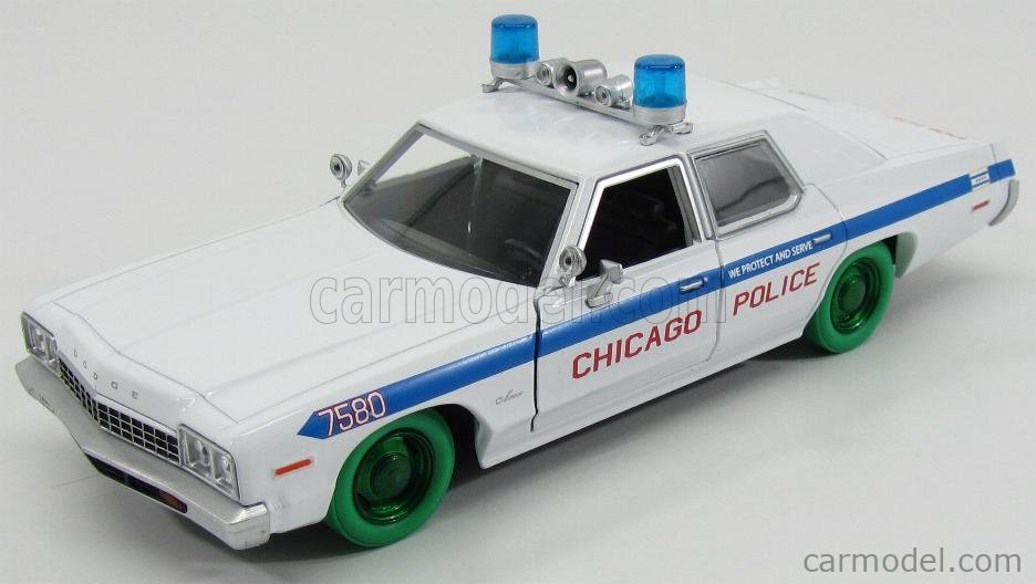 Miniatures montées - Dodge Monaco City of Chicago Police Department 1974 1/24 Greenlight