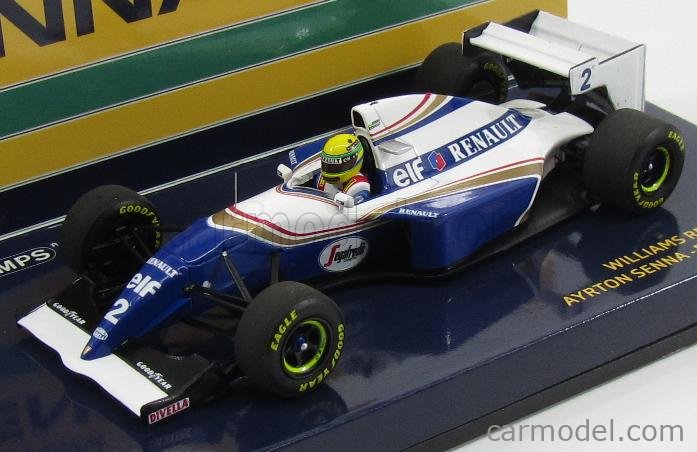 decal Williams FW16 Tobacco Pacific GP 1994 Senna Hill 1//43 minichamps