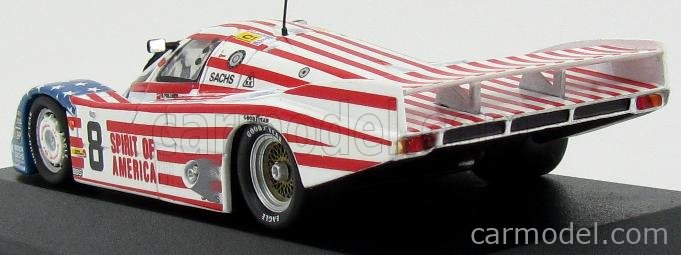 PORSCHE - 956L TEAM SPIRIT OF AMERICAN STARS & STRIPES JOEST RACING N 8 24h  LE MANS 1986 FOLLMER - MORTON - MILLER