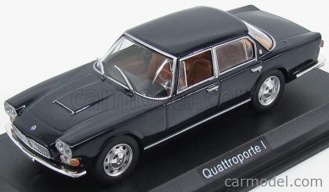 Maserati quattroporte l 1963 bleu miniature whitebox 1/43