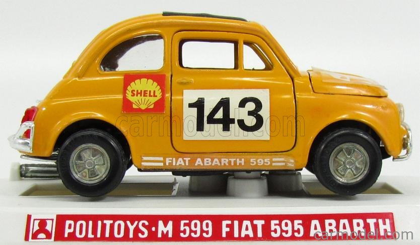 POLITOYS POLISTIL 599 Scale 1/25 | FIAT 500 595 ABARTH N 143 RACING ...