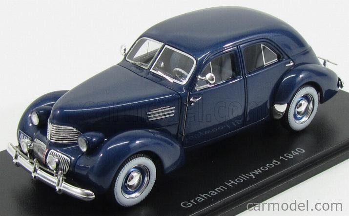 NEO SCALE MODELS NEO46610 Scale 1/43 | GRAHAM PAIGE HOLLYWOOD 1940 BLUE MET