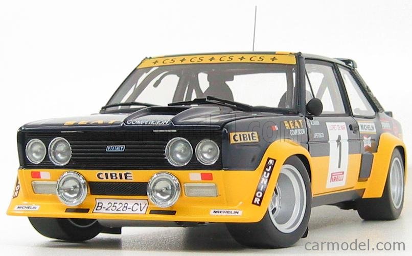 KYOSHO 08372D Escala 1/18 | SEAT FIAT 131 ABARTH N 1 WINNER RALLY