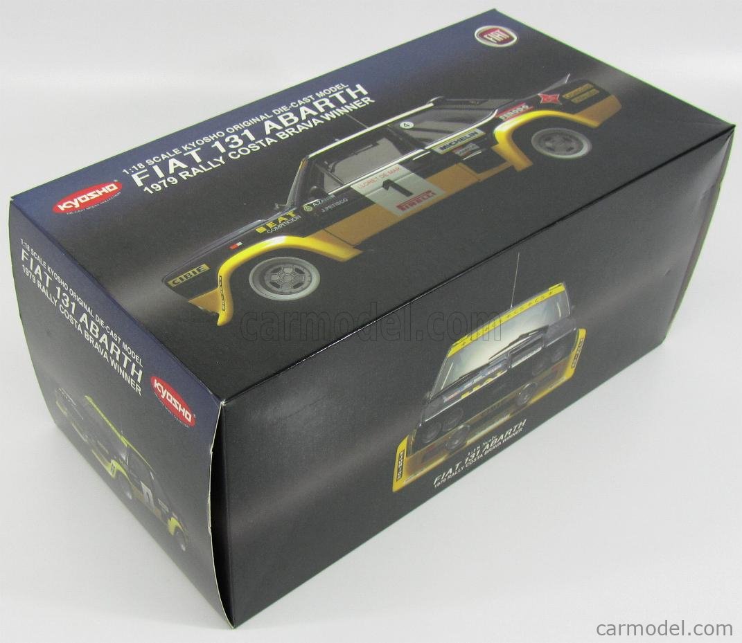 KYOSHO 08372D Escala 1/18 | SEAT FIAT 131 ABARTH N 1 WINNER RALLY