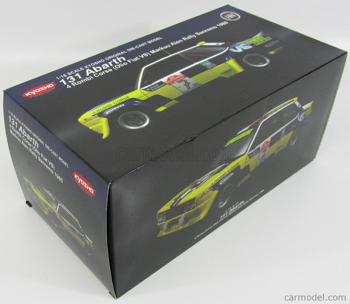 Décalcomanie Studio27 - Fiat 131 Olio Fiat Alen Sanremo 1980 - Échelle 1/24 Pour Maquettes