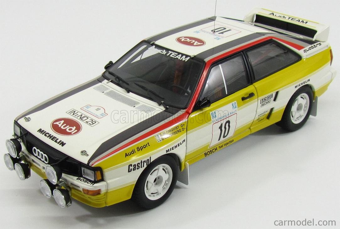 AUDI - QUATTRO N 10 RALLY ACROPOLIS 1984 BLOMQVIST - CEDERBERG