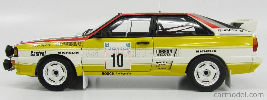 AUTOART 88402 Scale 1/18 | AUDI QUATTRO N 10 RALLY ACROPOLIS
