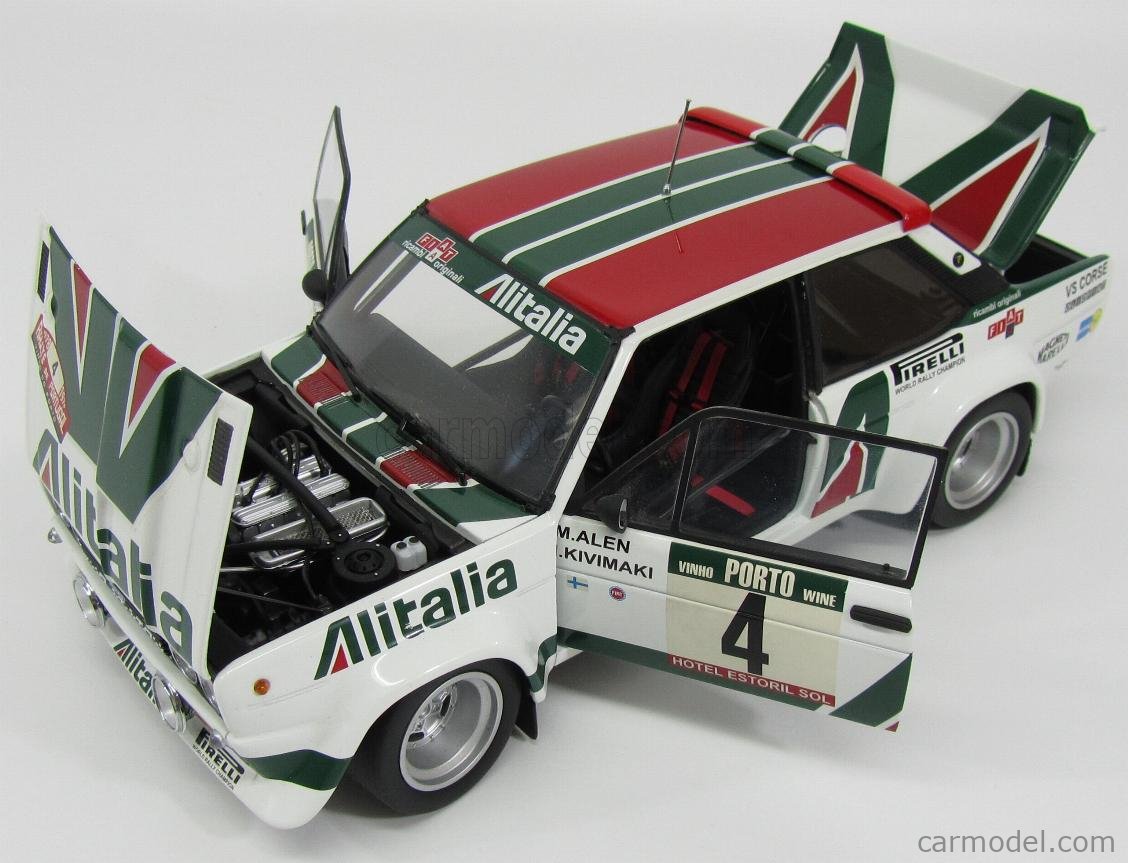 FIAT - 131 ABARTH ALITALIA N 4 WINNER RALLY PORTUGAL 1978 M.ALEN -  L.KIVIMAKI