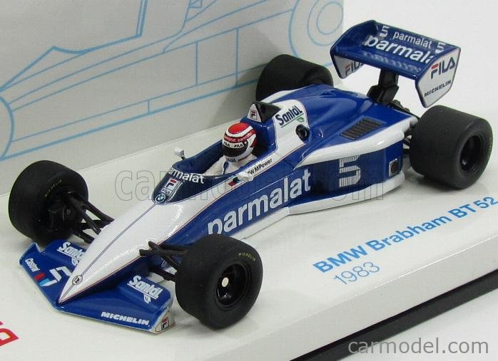 Brabham BMW BT52 Nelson Piquet Formel 1 Monaco 1983 1:43 Spark 7110 NEU