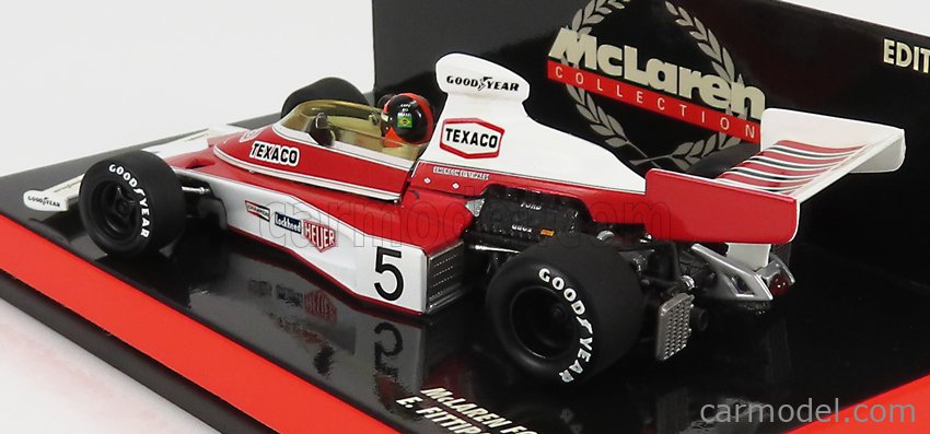 ミニカー　1/43 McLaren FORD M23 1974 Marlboro #5(レッド×ホワイト) 「McLaren COLLECTION」 [530744305] Mclaren M23 Texaco Marlboro Formuła 1 Plastic Toy Car Hong