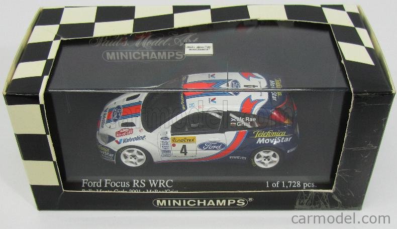 MINICHAMPS 430018904 Scale 1/43 | FORD ENGLAND FOCUS RS WRC