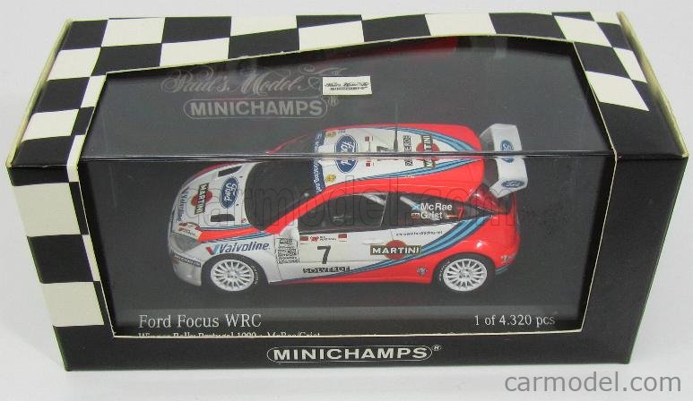 MINICHAMPS 430998807 Scale 1/43 | FORD ENGLAND FOCUS WRC