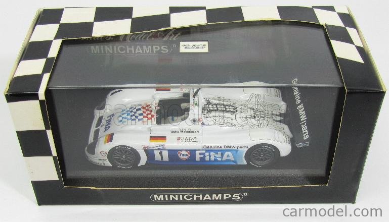 MINICHAMPS 430982801 Scale 1/43 | BMW V12 LMR FINA BMW MOTORSPORT