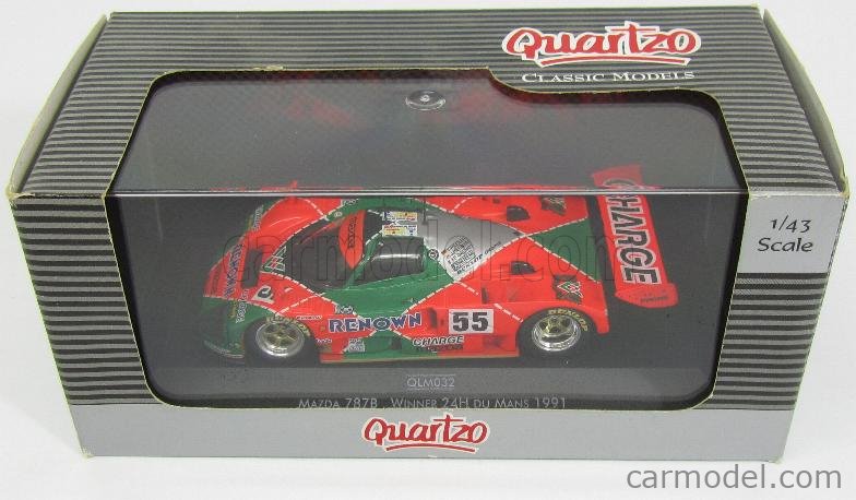 MAZDA - 787B RENOWN CHARGE N 55 WINNER 24h LE MANS 1991 B.GACHOT -  J.HERBERT - V.WEIDLER