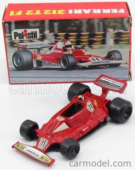 POLITOYS POLISTIL RJ55 Scale 1/55 | FERRARI F1 312 T2 N 11 RED