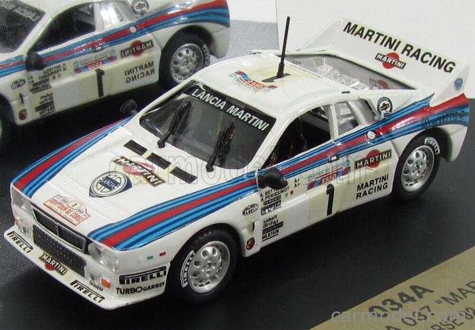 LANCIA 037 MARTINI RACING TOUR DE CORSE / ACROPOLE / COSTA SMERALDA 1982 Decal 143e Arena