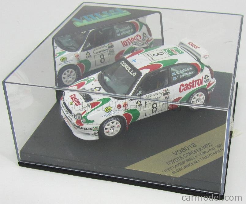 TOYOTA COROLLA WRC 1000 LAKES RALLY FINLAND 1997 AURIOL 1/43 VITESSE V98017