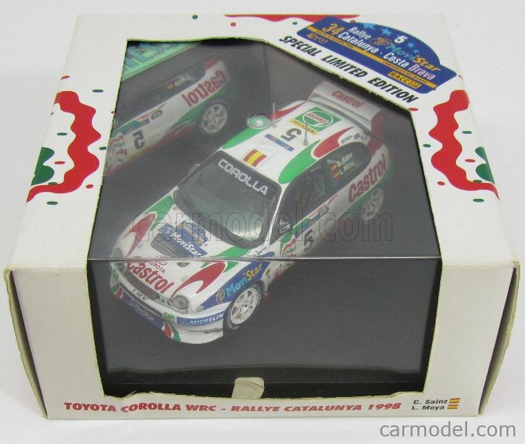 TOYOTA - COROLLA WRC CASTROL N 5 RALLY CATALUNYA 1998 C.SAINZ - L.MOYA