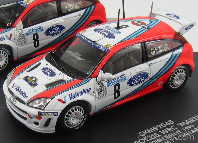 FORD ENGLAND - FOCUS WRC MARTINI N 8 RALLY SWEDISH 1999 T.RADSTROM -  F.GALLAGHER