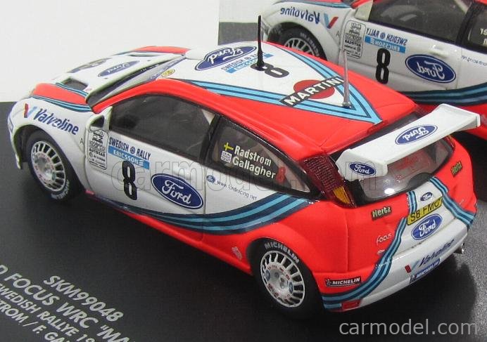 FORD ENGLAND - FOCUS WRC MARTINI N 8 RALLY SWEDISH 1999 T.RADSTROM -  F.GALLAGHER