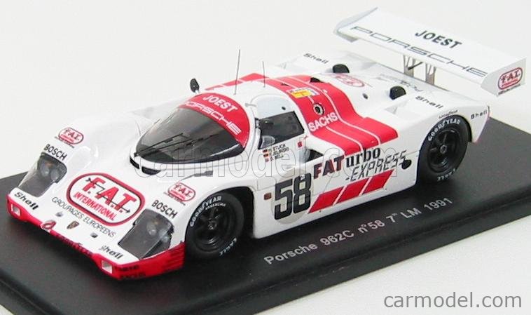 SPARK-MODEL S1915 Scale 1/43 | PORSCHE 962C 3.2L TURBO TEAM