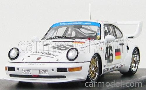Spark Model S1931 Scale 1 43 Porsche 911 964 Turbo S Team Le Mans Porsche N 46 24h Le Mans 1993 H Stuck W Rohrl H Haywood White