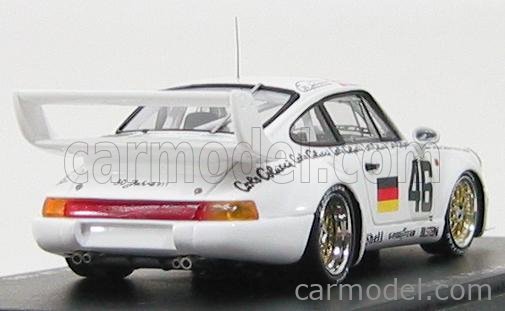 Spark Model S1931 Scale 1 43 Porsche 911 964 Turbo S Team Le Mans Porsche N 46 24h Le Mans 1993 H Stuck W Rohrl H Haywood White