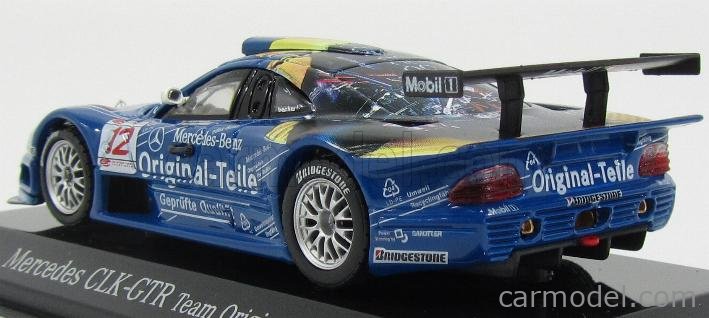 Miniature Maisto 1/43 – Mercedes CLK GTR N°12 Original Teile – FIA GT 1998 – Occasion Boîte