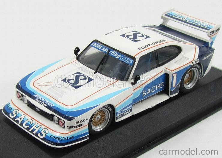 1/43 Ford Capri Gr.5 1979 Sachs H.Ertl - White/Blue - Collection