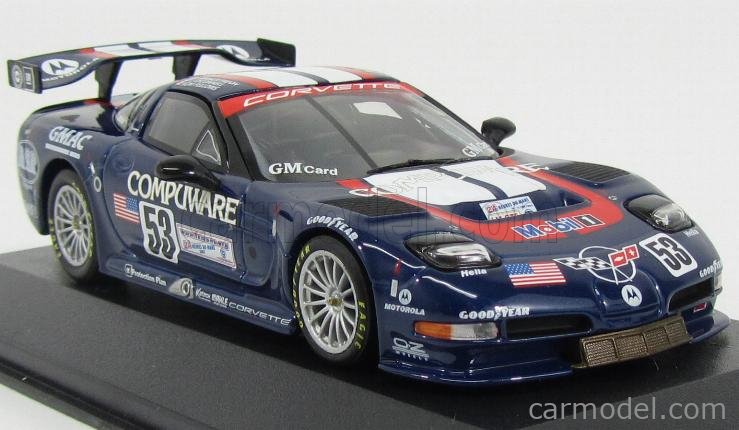 SPARK-MODEL S0167 Scale 1/43 | CHEVROLET CORVETTE C5R N 4 3th 24h SPA FIA GT 2007 A.KUMPEN - B