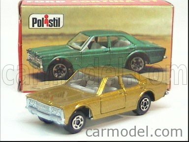 Miniature Polistil Ford Consul 1/64 - Année 1980 - Métal Multicolore - France
