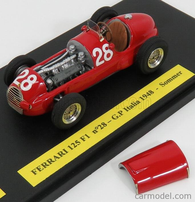 MG-MODEL 105165 Scale 1/43 | FERRARI F1 125 N 28 GP ITALIA 1948 SOMMER RED