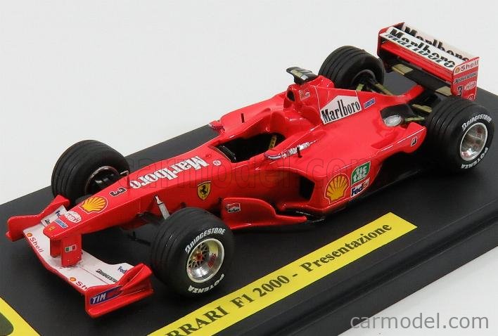 BBR 1:43 formula 1 FERRARI 2000 #3 Michael Schumacher costruito a mano's modello 