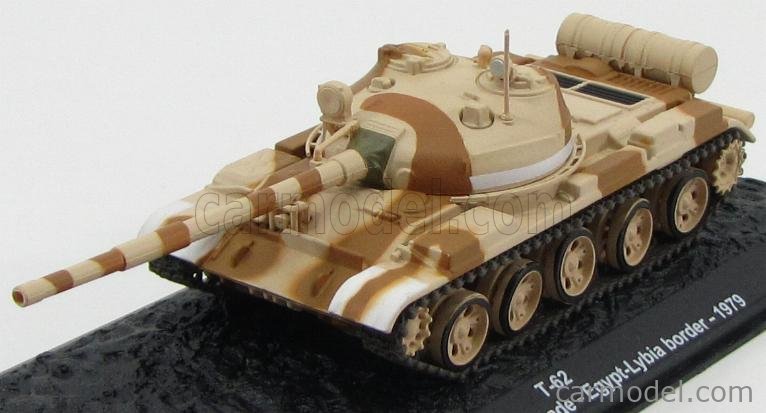 1979 Scale model tank 1:72  Т-62 Egyptian Armoured Brigade Egypt-Libya border 