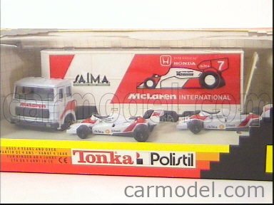 POLITOYS POLISTIL RJ Scale 1/55 | McLAREN TRUCK FIAT + 2 MCLAREN F1 ...