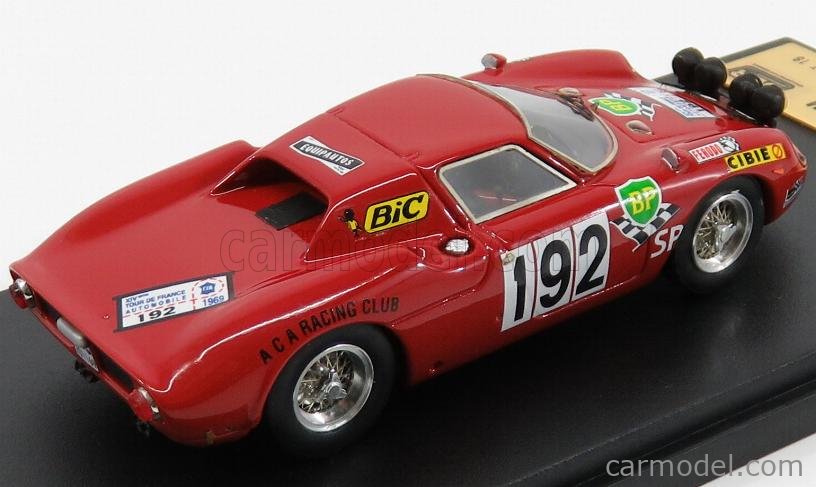 Looksmart 1:43 Ferrari 250 LM Coupé N°192 – Tour De France 1969 – Rouget – LSRC064
