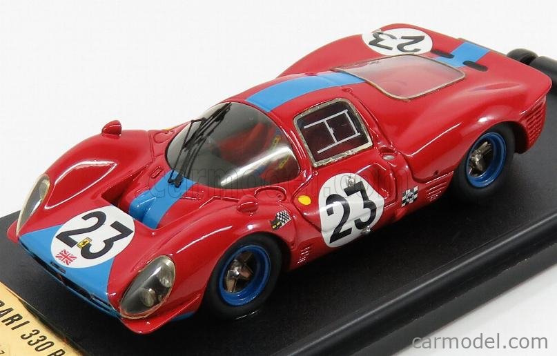 FERRARI - 330 P4 4.0L V12 TEAM MARANELLO CONCESSIONAIRES N 23 24h LE MANS  1967 R.ATTWOOD - P.COURAGE