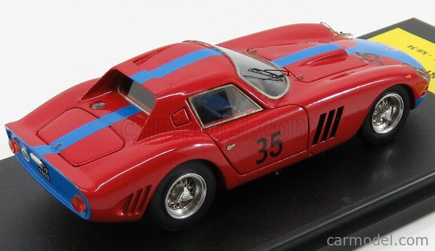 BBR-MODELS KIT034 Scale 1/43 | FERRARI 250 GTO N 35 500km SPA 1965 RED BLUE