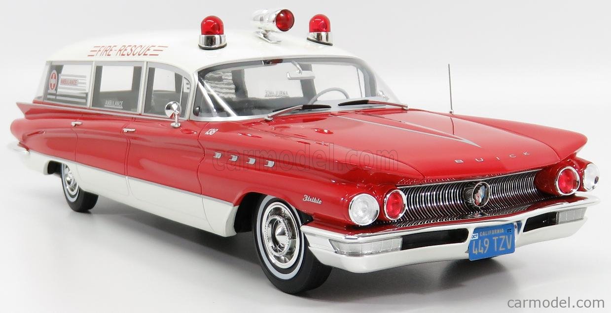 Buick flxible Premier Ambulance 1960 1:18 Bos >> NEW << 