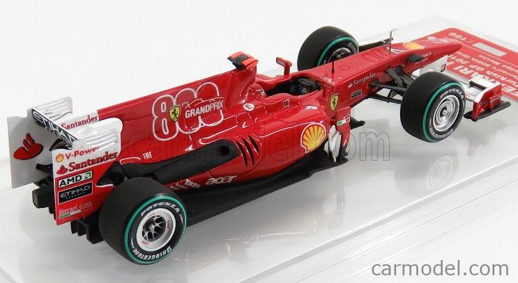 TAMEO TB033 Scale 1/43 | FERRARI F1 F10 N 7 (800th GP) TURKISH GP