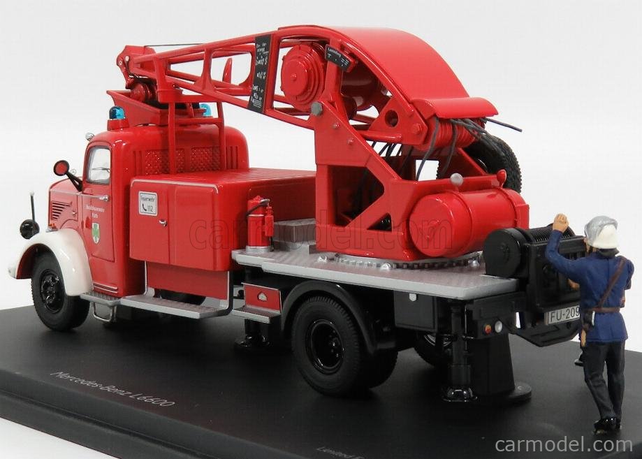Camion Miniature Schuco 1/43 – Mercedes Benz L6600 Rouge – Modèle 03101, Diecast
