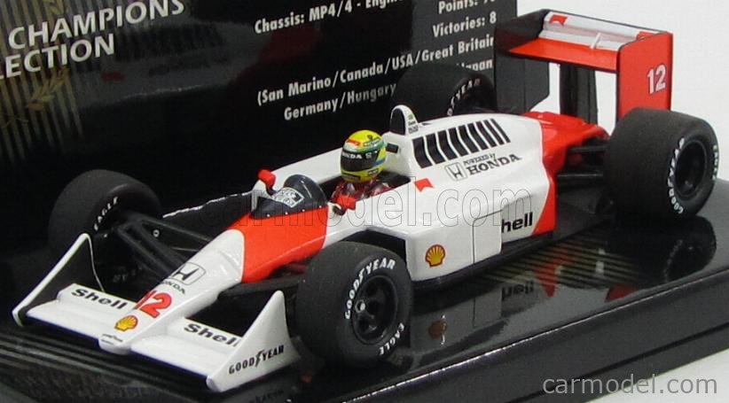 McLAREN - F1 MP4/4 HONDA N 12 AYRTON SENNA 1988 WORLD CHAMPION