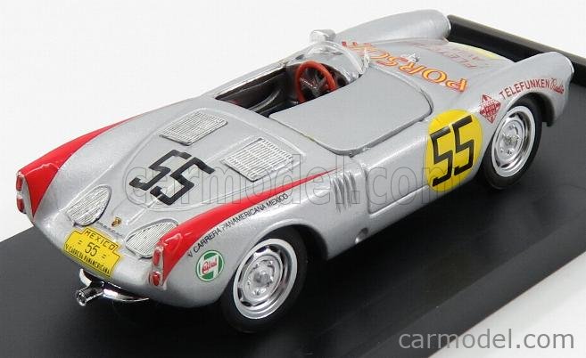 Herrmann 1:43 Model BRUMM Porsche 550 Rs #55 3rd Carrera Panamericana 1954 H 