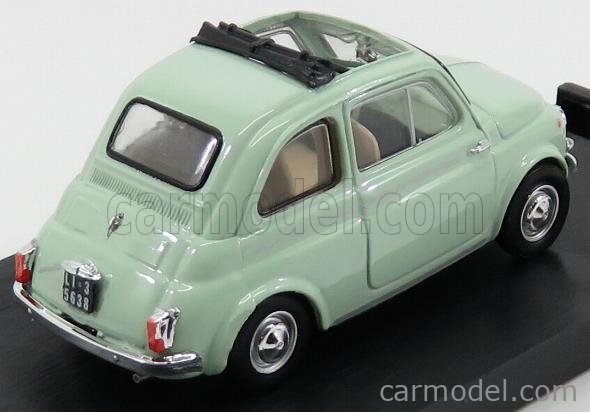 Brumm Fiat 500D Fermée Bleu Ciel Aigue-Marine 1964 - 1965 1