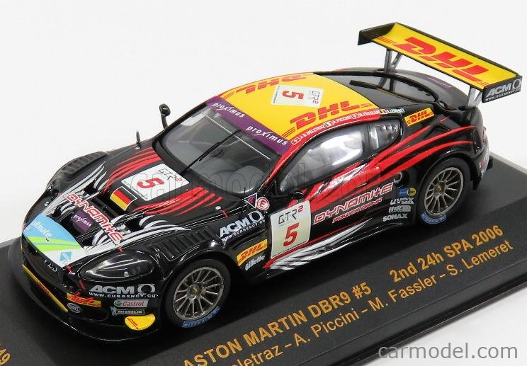 ASTON MARTIN DBR9 N°62 LE MANS 2006 IXO LMM088 1:43 Arrivée 9ème de
