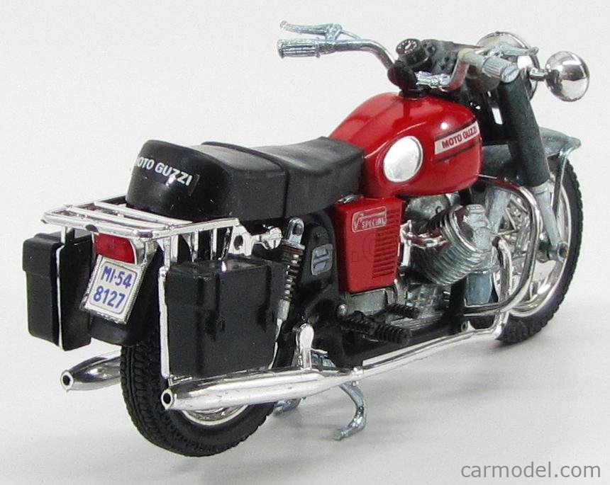 Miniature Moto Guzzi Polistil 7 Cm - Vintage, Occasion, Marque Majorette