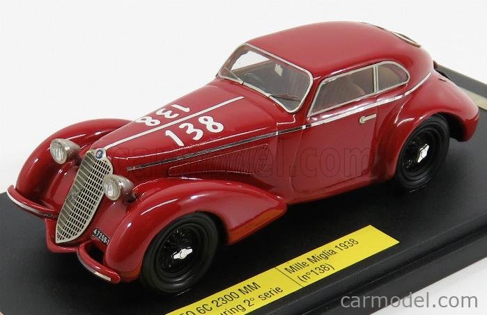 ALFA ROMEO - 6C 2300 MM PASSO CORTO TOURING N 138 MILLE MIGLIA 1938