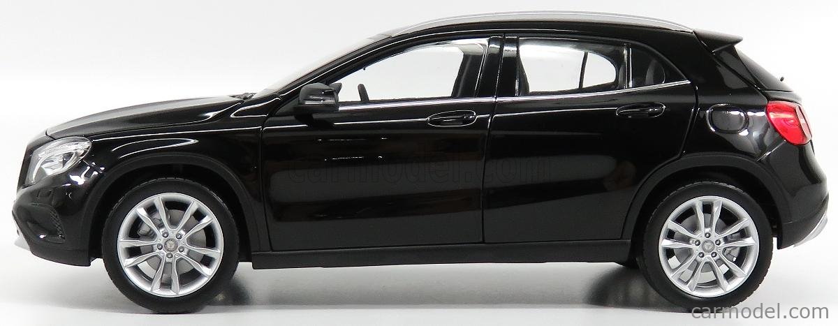 2014 MERCEDES GLA CLASS BLACK 1/18 DIECAST MODEL CAR BY NOREV 183450 